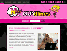 Tablet Screenshot of melanysguydlines.com